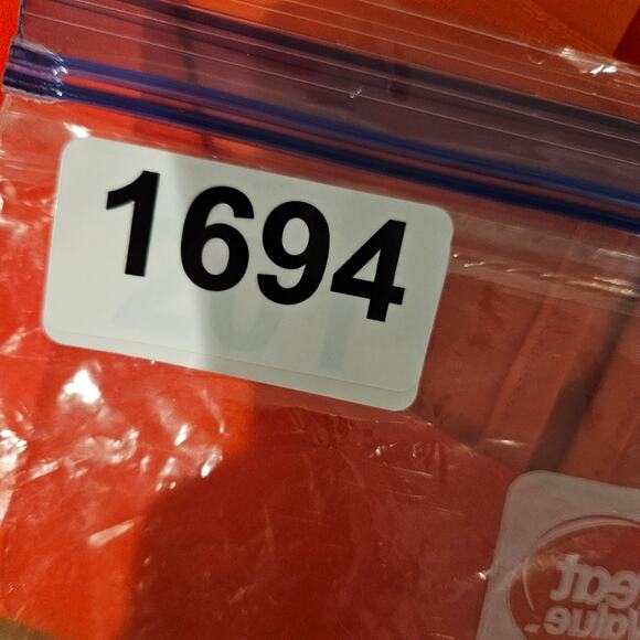 Vince Camuto Top Womens XL Two-Toned Orange Asymmetric Lagenlook Layered Tiered - Picture 13 of 14